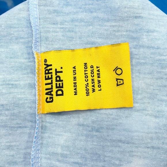 Gallery Dept Aqua Water Pattern Tee - Picture 10 of 10